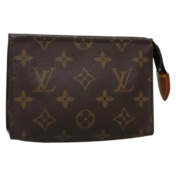 LOUIS VUITTON Monogram Poche Toilette 15 Pouch M47546 LV Auth 139378 - Picture 1 of 16